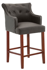 Barhocker Lykso Echtleder Braun