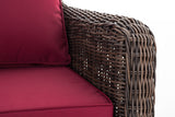 CLP 3er Sofa San Fernando Rubinrot – Produktabbildung 6
