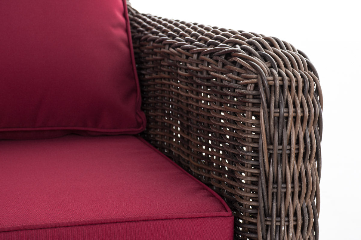 CLP 3er Sofa San Fernando Rubinrot – Produktabbildung 6