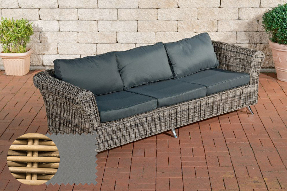 CLP 3er Sofa Vivari Eisengrau – Produktabbildung 4