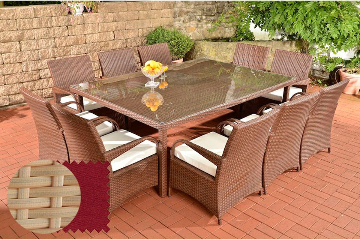 CLP Sitzgruppe Pizzo Rubinrot – Produktabbildung 5