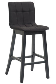 CLP Barhocker Bregenz Stoff Schwarz