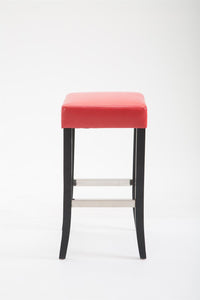 Barhocker Venta Kunstleder Schwarz