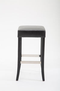 Barhocker Venta Kunstleder Schwarz