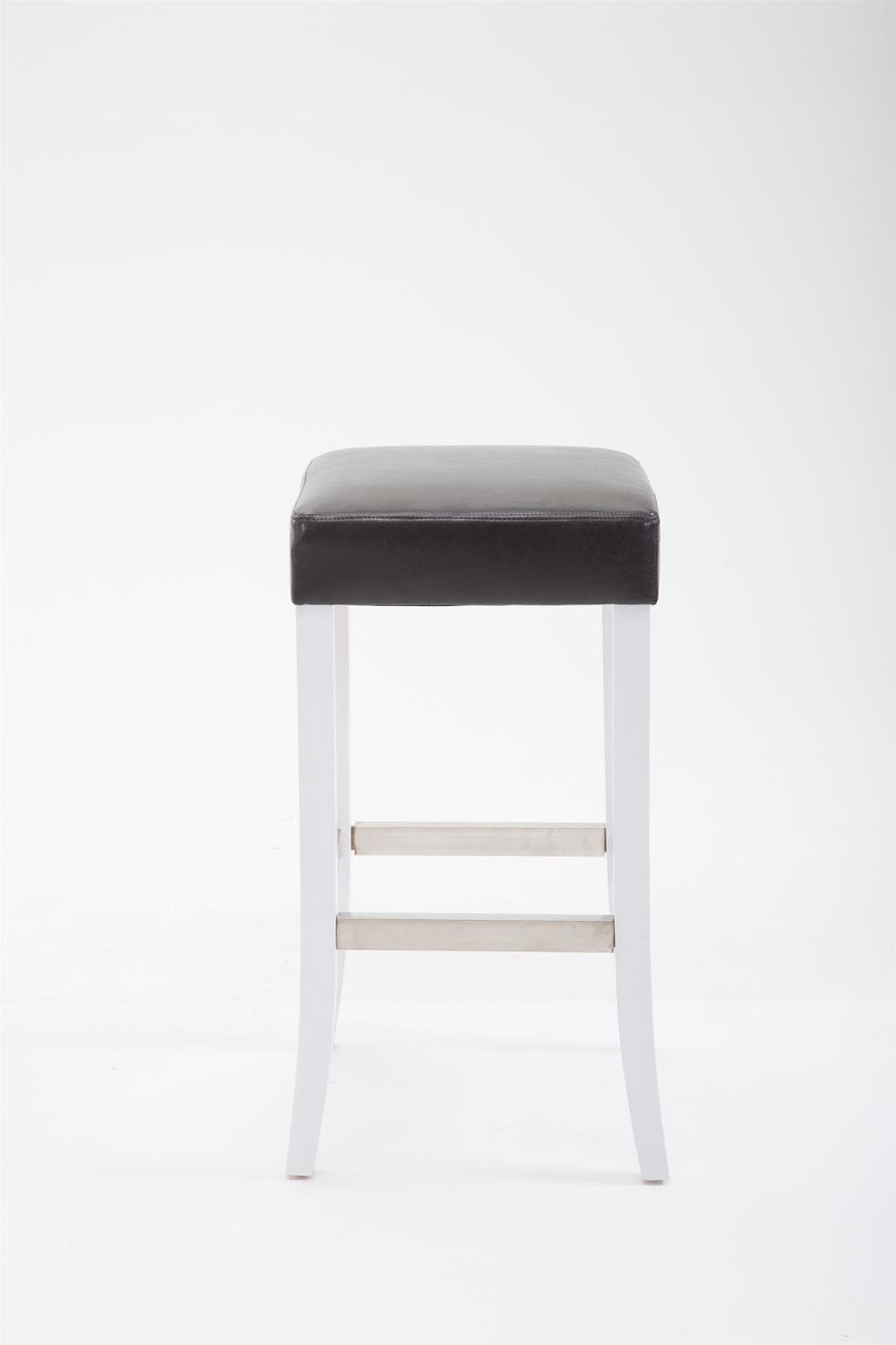 CLP Barhocker Venta Kunstleder Weiß – Produktabbildung 2
