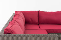 CLP Ecksofa-Garnitur Liberi 5mm Rubinrot – Produktabbildung 3