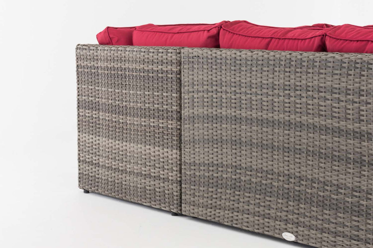 CLP Ecksofa-Garnitur Liberi 5mm Rubinrot – Produktabbildung 7