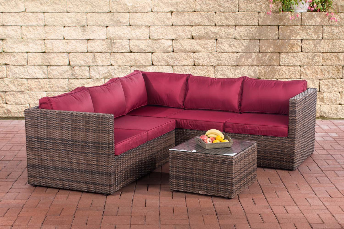CLP Ecksofa-Garnitur Liberi 5mm Rubinrot – Produktabbildung 9