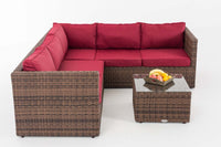 CLP Ecksofa-Garnitur Liberi 5mm Rubinrot – Produktabbildung 10