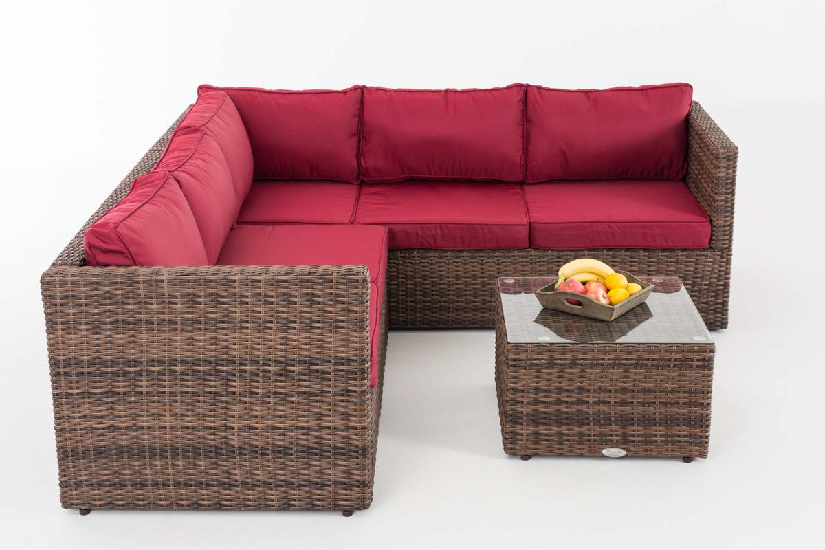 CLP Ecksofa-Garnitur Liberi 5mm Rubinrot – Produktabbildung 10