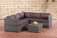 CLP Ecksofa-Garnitur Liberi 5mm Terrabraun