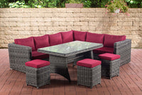 CLP Sitzgruppe Siena 5mm Rubinrot – Produktabbildung 10