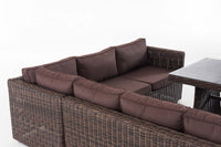 CLP Sitzgruppe Siena 5mm Terrabraun – Produktabbildung 4