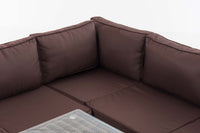 CLP Sitzgruppe Siena 5mm Terrabraun – Produktabbildung 6