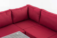 CLP Sitzgruppe Siena 5mm Rubinrot – Produktabbildung 6