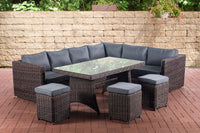 CLP Sitzgruppe Siena 5mm Eisengrau