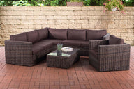 CLP Gartengarnitur Tibera 5mm Terrabraun
