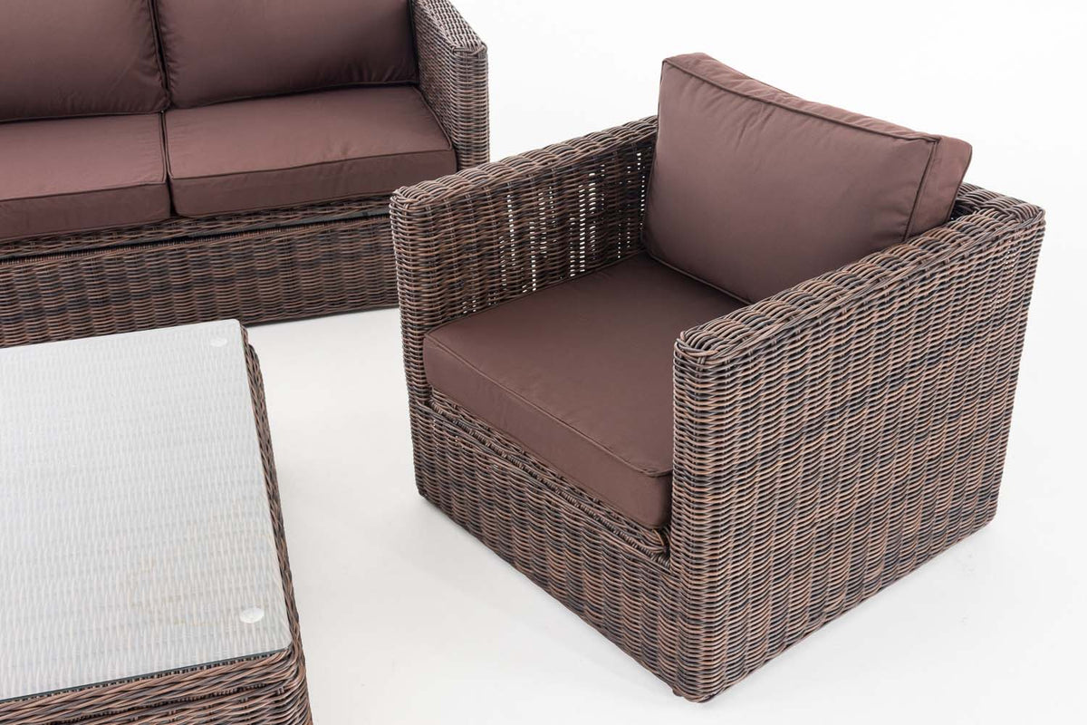 CLP Gartengarnitur Tibera 5mm Terrabraun – Produktabbildung 3