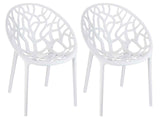 2er SET Stapelstuhl CRYSTAL