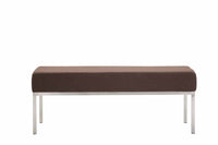CLP 3er Sitzbank Newton Stoff edelstahl – Produktabbildung 2