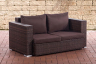 CLP 2er Sofa Provence / Sunset Terrabraun