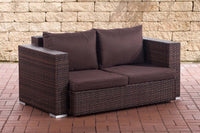 CLP 2er Sofa Provence / Sunset Terrabraun