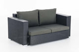 CLP 2er Sofa Provence / Sunset Anthrazit – Produktabbildung 9