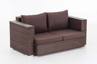 CLP 2er Sofa Provence / Sunset Terrabraun – Produktabbildung 2