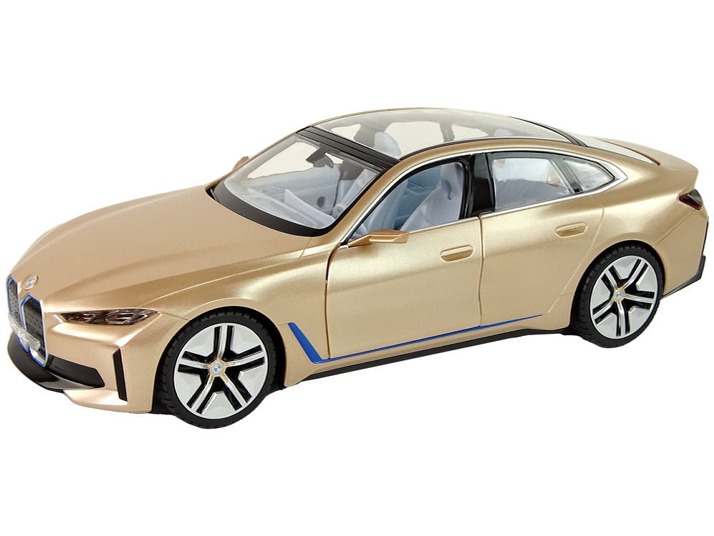BMW i4 remote-controlled RC Rastar car gold 1:14 (2)