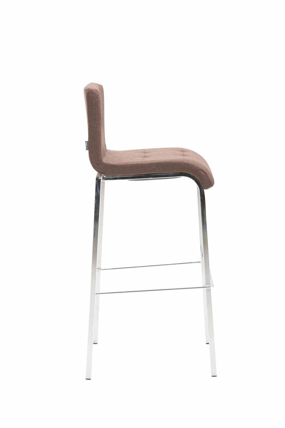 CLP Barhocker Kado Stoff Square chrom – Produktabbildung 3