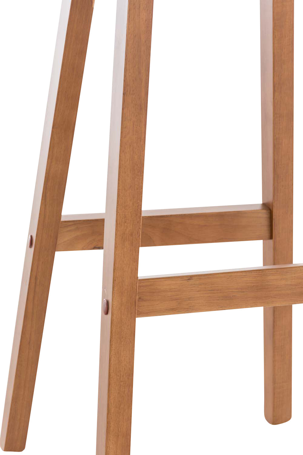 CLP 2er Set Barhocker Taunus Kunstleder walnuss – Produktabbildung 5