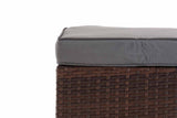CLP Hocker Vilato Flachrattan, eisengrau – Produktabbildung 5