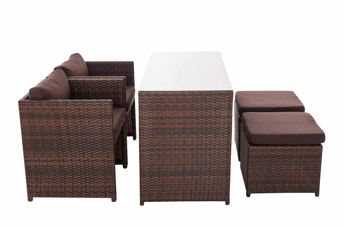 CLP Sitzgruppe Tahiti Terrabraun – Produktabbildung 3