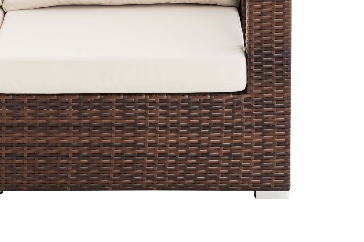 CLP 2er Sofa Honolulu Flachrattan – Produktabbildung 5