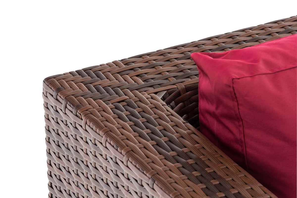 CLP 2er Sofa Honolulu rubinrot – Produktabbildung 4