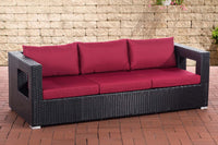 CLP 3er Sofa Honolulu rubinrot – Produktabbildung 6