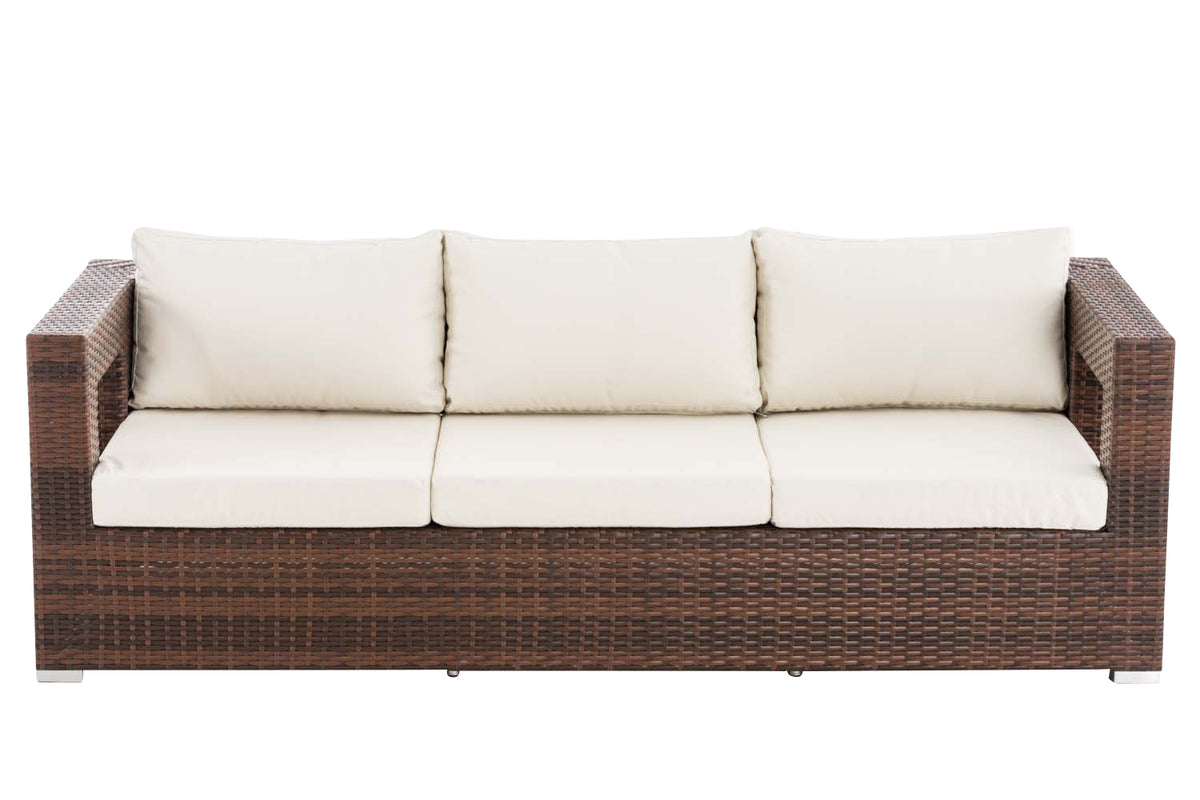 CLP 3er Sofa Honolulu Flachrattan – Produktabbildung 2