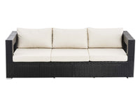 CLP 3er Sofa Honolulu Flachrattan – Produktabbildung 7