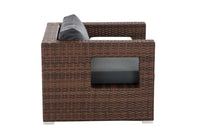 CLP Polyrattan Garten Sessel Honolulu eisengrau – Produktabbildung 3