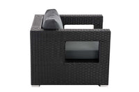 CLP Polyrattan Garten Sessel Honolulu eisengrau – Produktabbildung 8