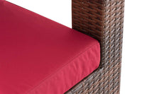 CLP Polyrattan Garten Sessel Honolulu rubinrot – Produktabbildung 5
