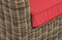 CLP 3er Sofa Mandal Rubinrot – Produktabbildung 5