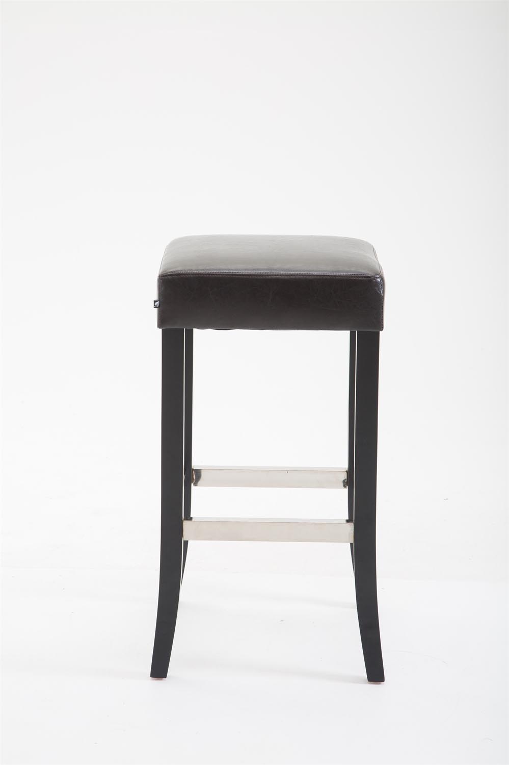 CLP 2er Set Barhocker Venta Kunstleder schwarz – Produktabbildung 2