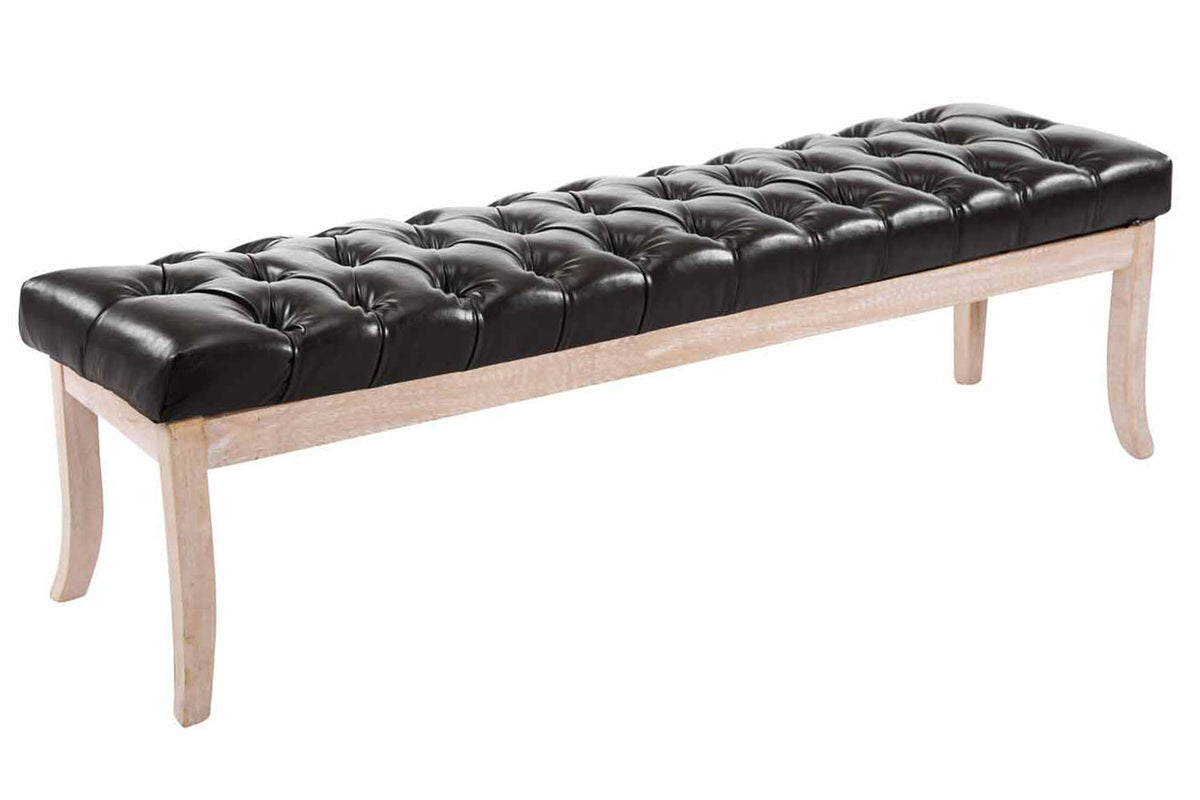 CLP Sitzbank Ramses Kunstleder antik-weiß 150 cm