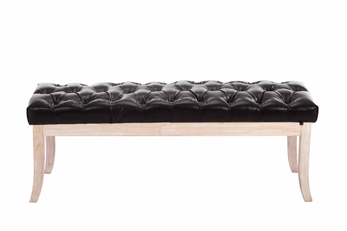CLP Sitzbank Ramses Kunstleder antik-weiß 120 cm – Produktabbildung 2