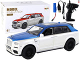 LEAN Toys Auto R/C 1:20 Weiß und Blau ferngesteuert