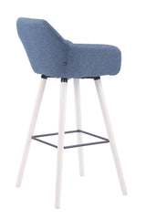 CLP Barhocker Adelaide Stoff weiß – Produktabbildung 4