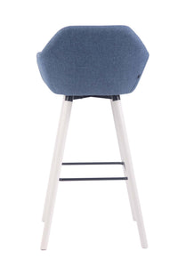 CLP Barhocker Adelaide Stoff weiß – Produktabbildung 5