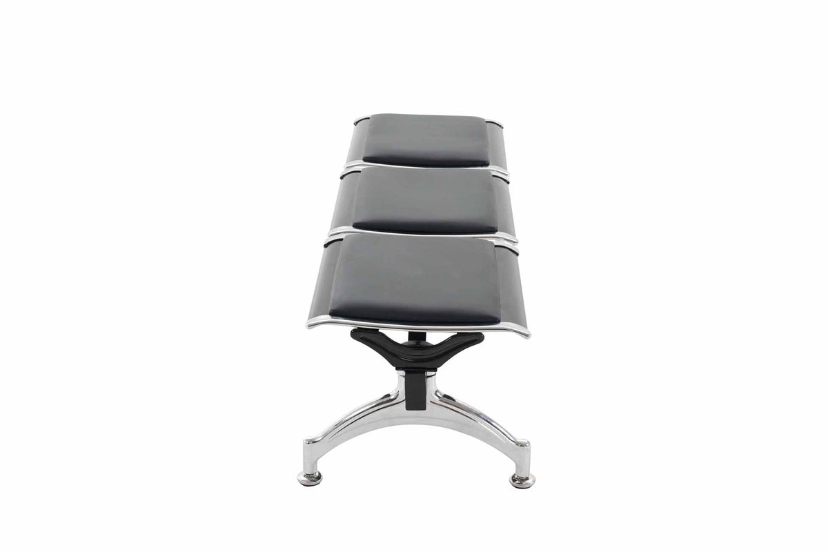 CLP 3er Wartebank Central Kunstleder – Produktabbildung 3