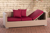 CLP Lounge-Sofa Solano rubinrot